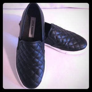 Steve Madden Ecentrcq Black Slip On Sneakers 8